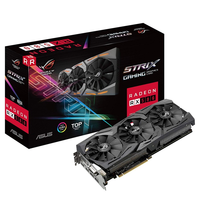 کارت گرافیک ASUS ROG STRIX RX580 O8G