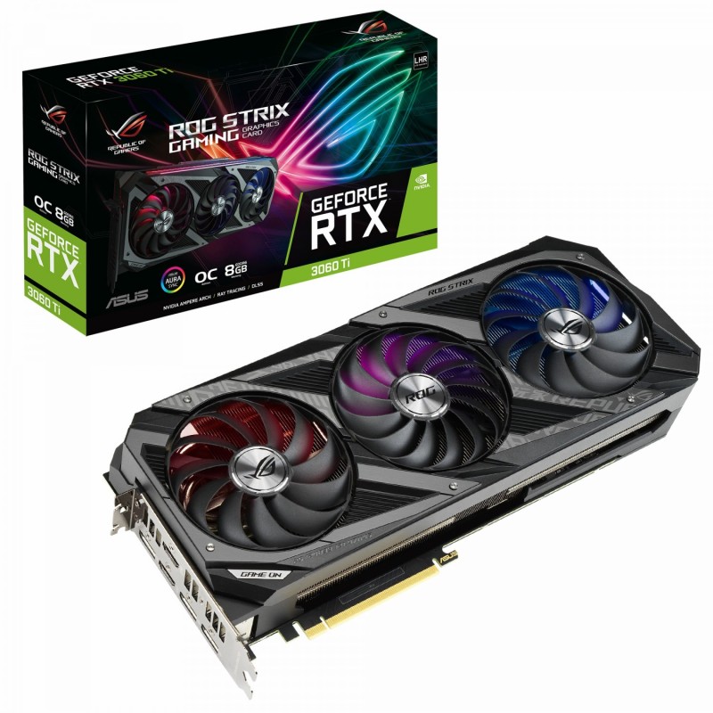 کارت گرافیک ASUS ROG STRIX RTX 3060 Ti 8Gb