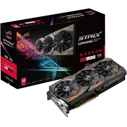 کارت گرافیک ایسوس مدل ASUS RX480 ROG STRIX 8Gb