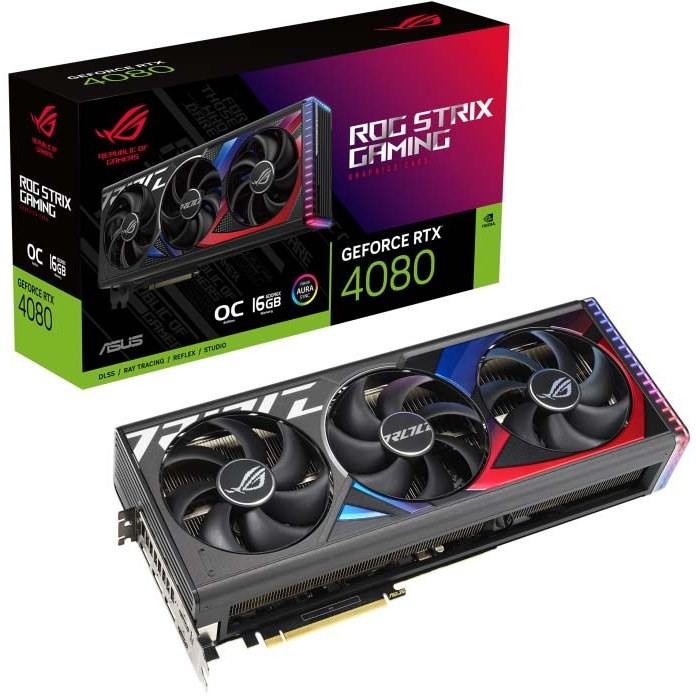 کارت گرافیک ایسوس مدل ROG Strix GeForce RTX 4080 16GB GDDR6X OC Edition