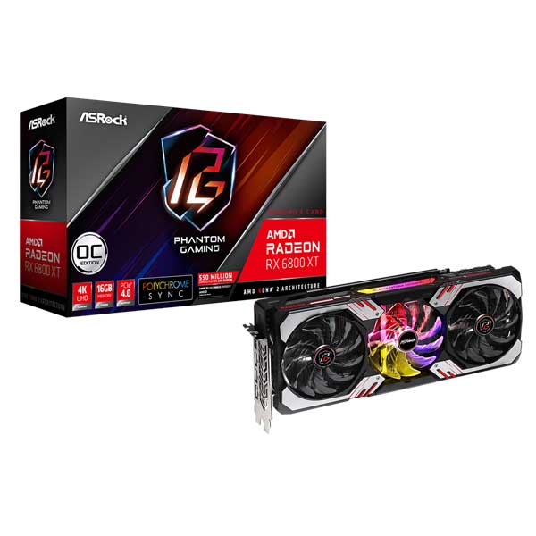 کارت گرافیک RX 6800 Asrock  Phantom Gaming 16GB