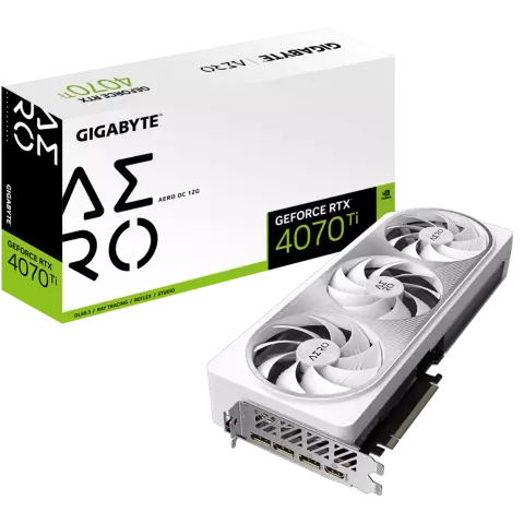 کارت گرافیک گیگابایت مدل RTX 4070 TI AERO OC 12G