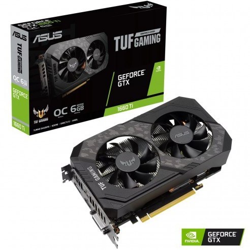 کارت گرافیک  ایسوس مدل TUF Gaming GeForce GTX 1660 Ti EVO 6GB GDDR6