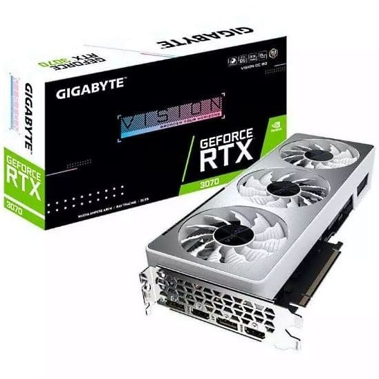 کارت گرافیک گیگابایت مدل GeForce RTX 3070 VISION OC 8G
