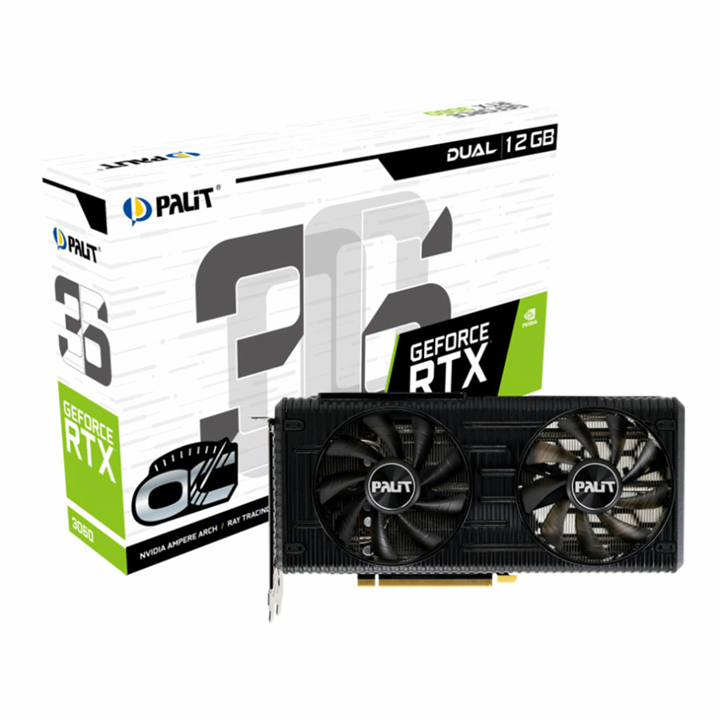 کارت گرافیک پالیت مدل Palit RTX 3060 Dual OC 12G