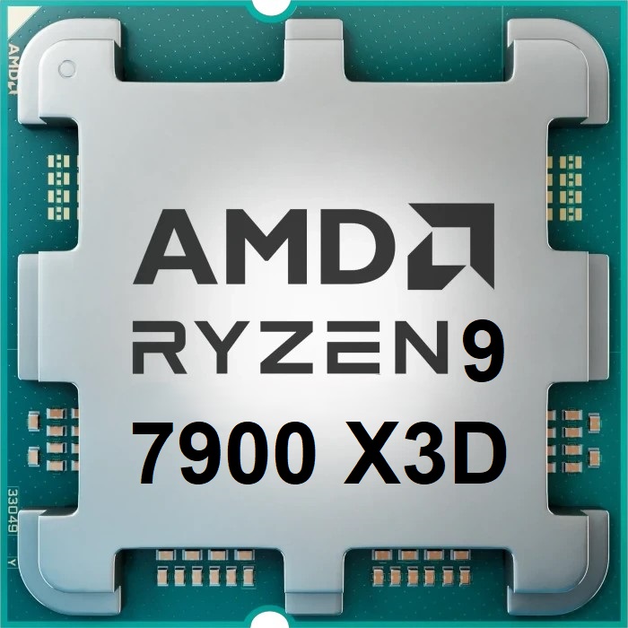 پردازنده کامپیوتر ای ام دی مدل Ryzen 9 7900X3D