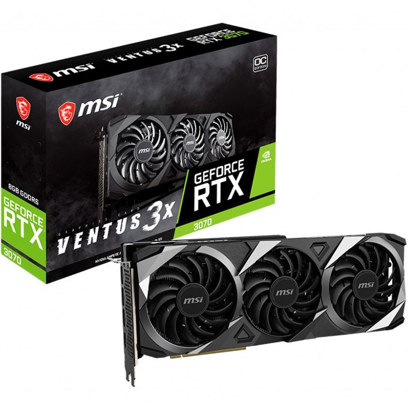 کارت گرافیک MSI RTX 3070 VENTUS 3X 8Gb