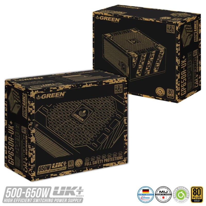پاور  گرین مدل GP650A-UK PLUS