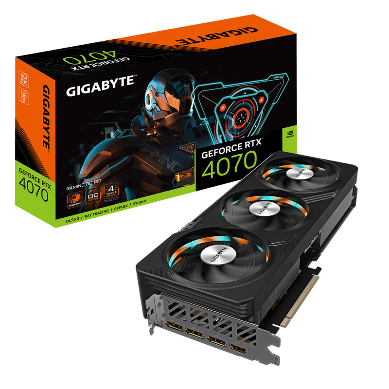 کارت گرافیک گیگابایت مدل RTX 4070 GAMING OC 12GB