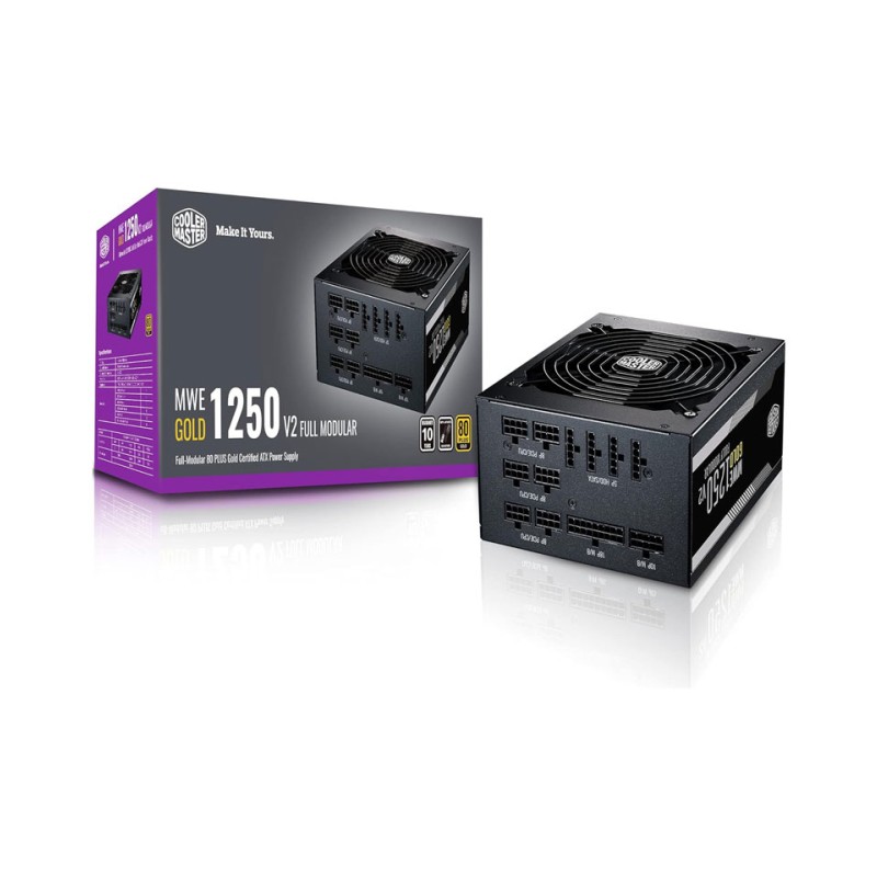 پاور  ماژولار کولر مستر مدل Cooler Master MWE Gold 1250w - V2 ATX 3.0