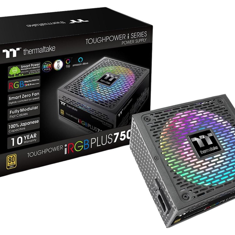 پاور ماژولار ترمالتک TOUGHPOWER GF1 ARGB 750W 80+ Gold Full Modular