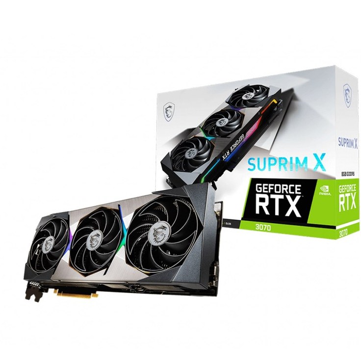 کارت گرافیک استوک ام اس آی مدل MSI RTX 3070 SUPRIM  8GB