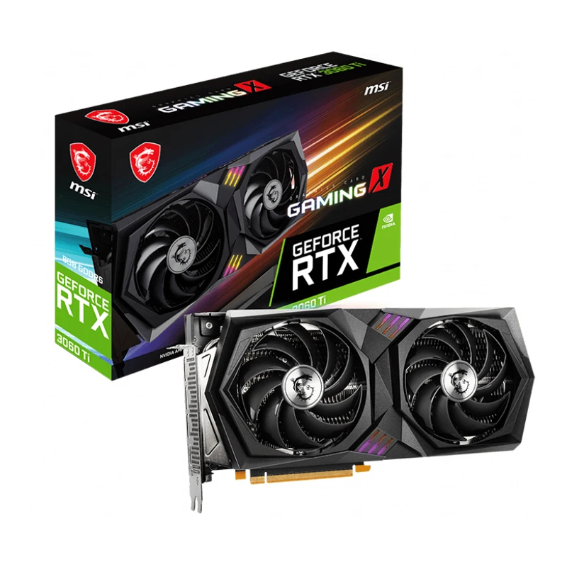 کارت گرافیک ام اس آی مدل GeForce RTX 3060 Ti GAMING X 8GB