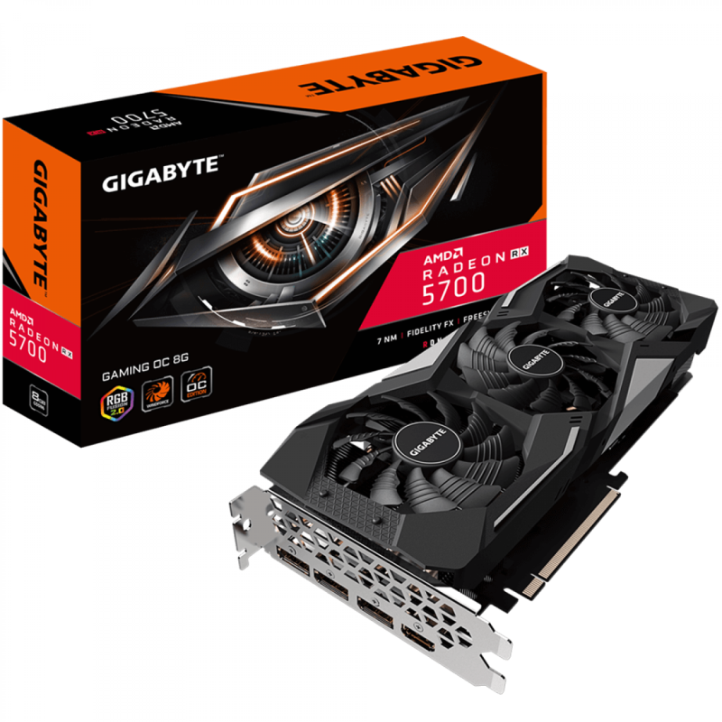 کارت گرافیک GIGABYTE Radeon RX 5700 GAMING OC 8G