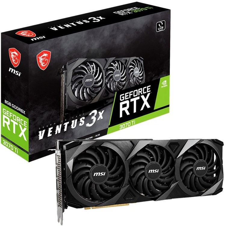 کارت گرافیک استوک RTX 3070 Ti MSI Ventus 8GB