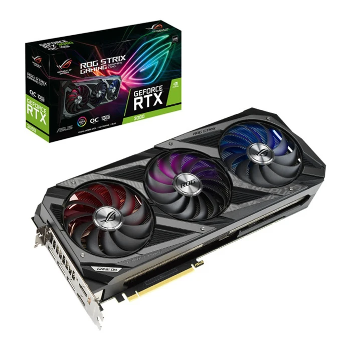 کارت گرافیک ایسوس مدل ASUS ROG STRIX RTX3080 10G GAMING
