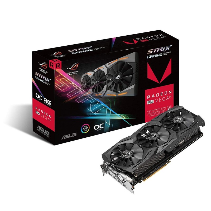 کارت گرافیک ASUS ROG Strix RX Vega 64 8Gb
