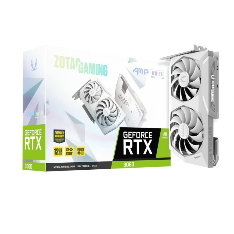 کارت گرافیک Zotac RTX 3060 AMP White Edition 12GB