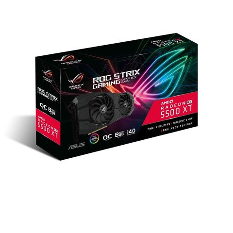 کارت گرافیک استوک ایسوس مدل ASUS ROG STRIX RX5500XT O8G GAMING
