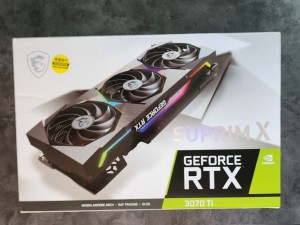 کارت گرافیک ام اس آی مدل MSI RTX 3070TI SUPRIM X (استوک)