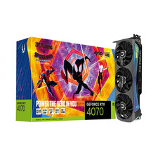 کارت گرافیک زوتک مدل GeForce RTX 4070 AMP AIRO SPIDER-MAN 12GB