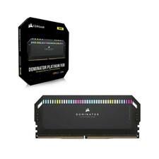 رم دسکتاپ DDR5 دو کاناله 5200 مگاهرتز CL40 کورسیر مدل Dominator Platinum RGB ظرفیت 64 گیگابایت