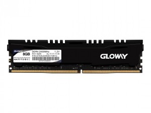 رم دسکتاپ DDR4 تک کاناله 2400 مگاهرتز CL17 گلو وی ظرفیت8گیگابایت Gloway Game