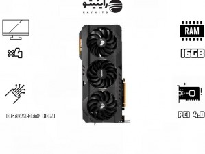 کارت گرافیک ایسوس مدل TUF RX6800 O16G GAMING با ظرفیت 16 گیگابایت (استوک)