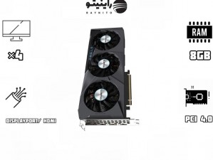 کارت گرافیک استوک گیگابایت مدل RTX 3070 Eagle OC 8G