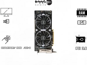 کارت گرافیک استوک ام اس آی مدل RADEON RX 580 ARMOR 8G OC