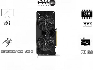 کارت گرافیک استوک پالیت مدل PALIT GTX 1660 TI 6G DUAL 6GB GDDR6