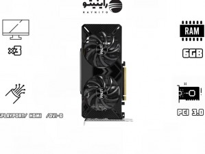 کارت گرافیک استوک پالیت مدل PALIT 1660 SUPER GP 6G