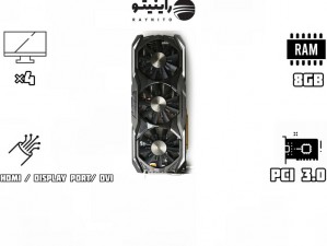 کارت گرافیک استوک ZOTAC GeForce GTX 1070 AMP Extreme  8GB