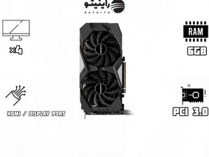 کارت گرافیک استوک گیگابایت مدل GEFORCE  RTX 2060 Gigabyte Windeforce OC 6G
