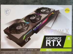 کارت گرافیک ام اس آی مدل MSI RTX 3070 SUPRIM X (استوک)