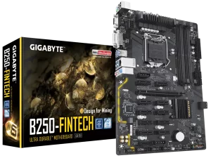 مادربرد استوک B250 Gigabyte Fintech UD