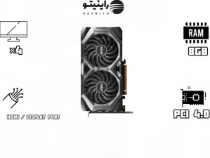 کارت گرافیک استوک ام اس آی مدل MSI RX5700XT Mech 8Gb
