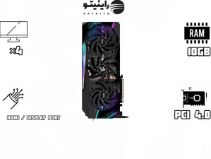 کارت گرافیک استوک RTX 3080 Aorus  10GB Xtreme