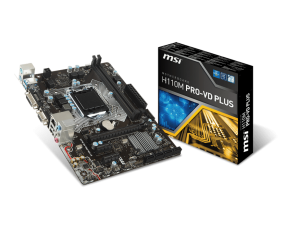 مادربرد استوک H110M PRO-VD PLUS برند Msi