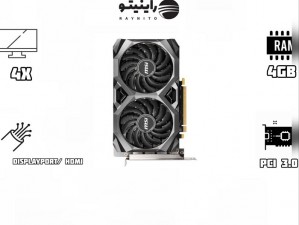 کارت گرافیک استوک RX 5500 XT 4GB Msi Mech برند ام اس آی