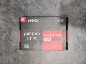 کارت گرافیک RX 550 2GB Aero ITX Msi برند ام اس آی (استوک)