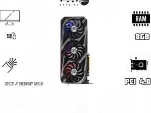 کارت گرافیک استوک Geforce RTX 3060 Ti Asus Rog 8GB OC