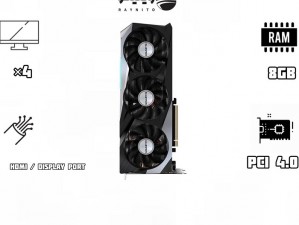کارت گرافیک استوک گیگابایت مدل Gigabyte RTX 3060 Ti GAMING OC 8G
