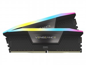 رم دسکتاپ دو کاناله VENGEANCE® RGB 32GB (2x16GB) DDR5 DRAM 5200MT/s CL40 (استوک)