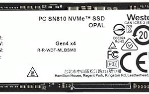 حافظه SSD  اس اس دی  HDD Western Digital SSD 512GB PC SN810 SDCQNRY-512GB با ظرفیت 512 گیگابایت (استوک)
