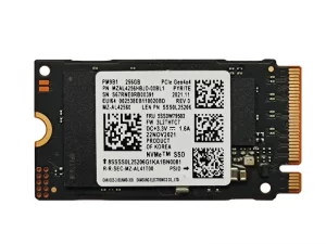 حافظه SSD  اس اس دی SSD Samsung 256GB PW981 M.2 Gen4 با ظرفیت 256 گیگابایت (استوک)