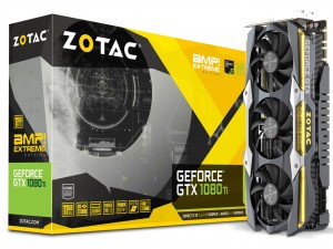 کارت گرافیک  ZOTAC GeForce GTX 1080 Ti AMP Extreme 11GB (استوک)