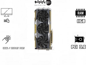 کارت گرافیک استوک ZOTAC GeForce GTX 1080 Ti AMP Extreme 11GB