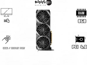 کارت گرافیک استوک  RTX 3060 Ti MSI Ventus 3X 8GB با ظرفیت 8 گیگابایت