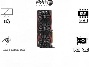 کارت گرافیک استوک RTX 2060 Asus Rog 6GB Evo